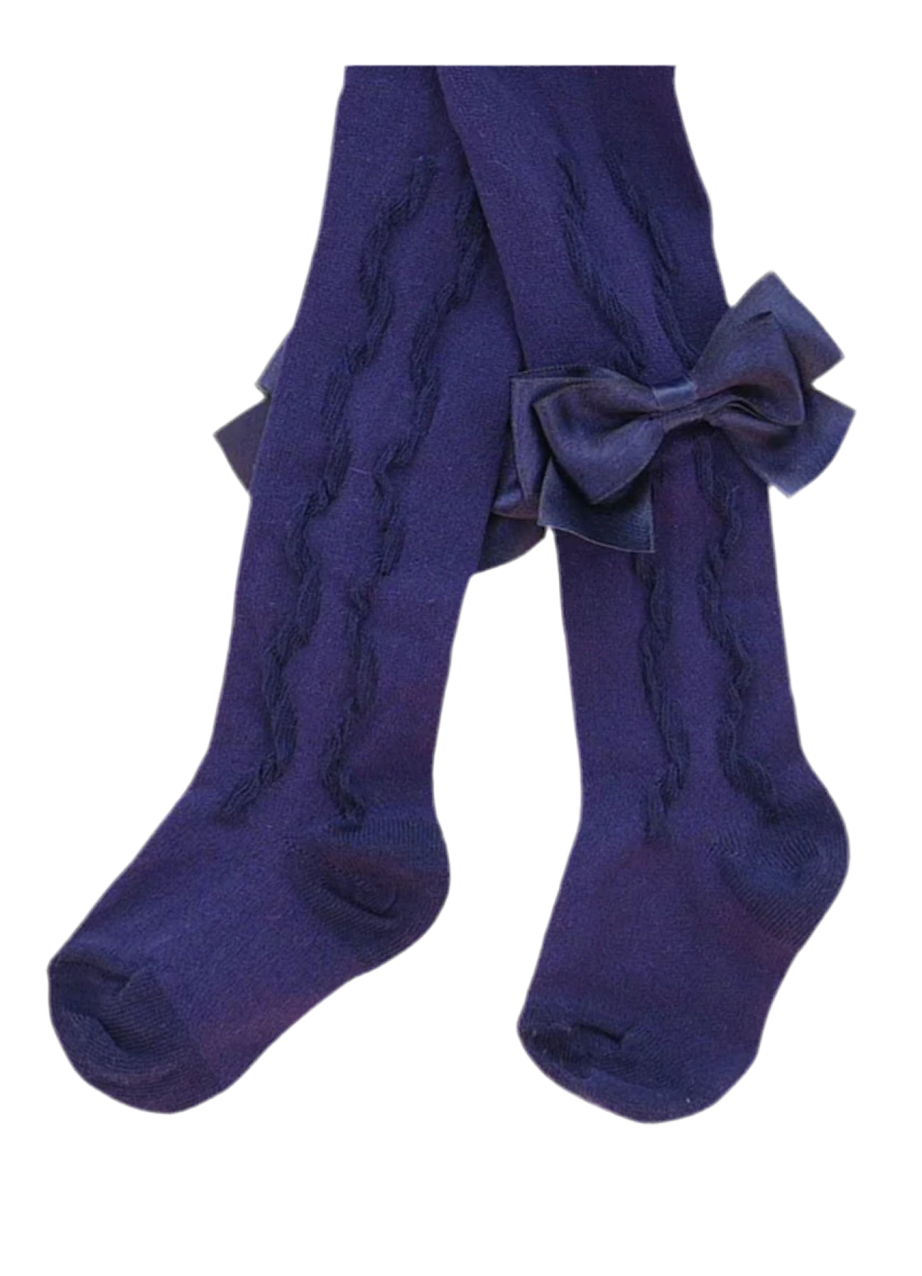 Pex Girls Navy Bow Tights