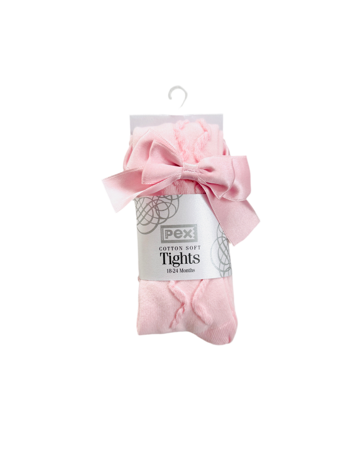 Pex Girls Pink Bow Tights