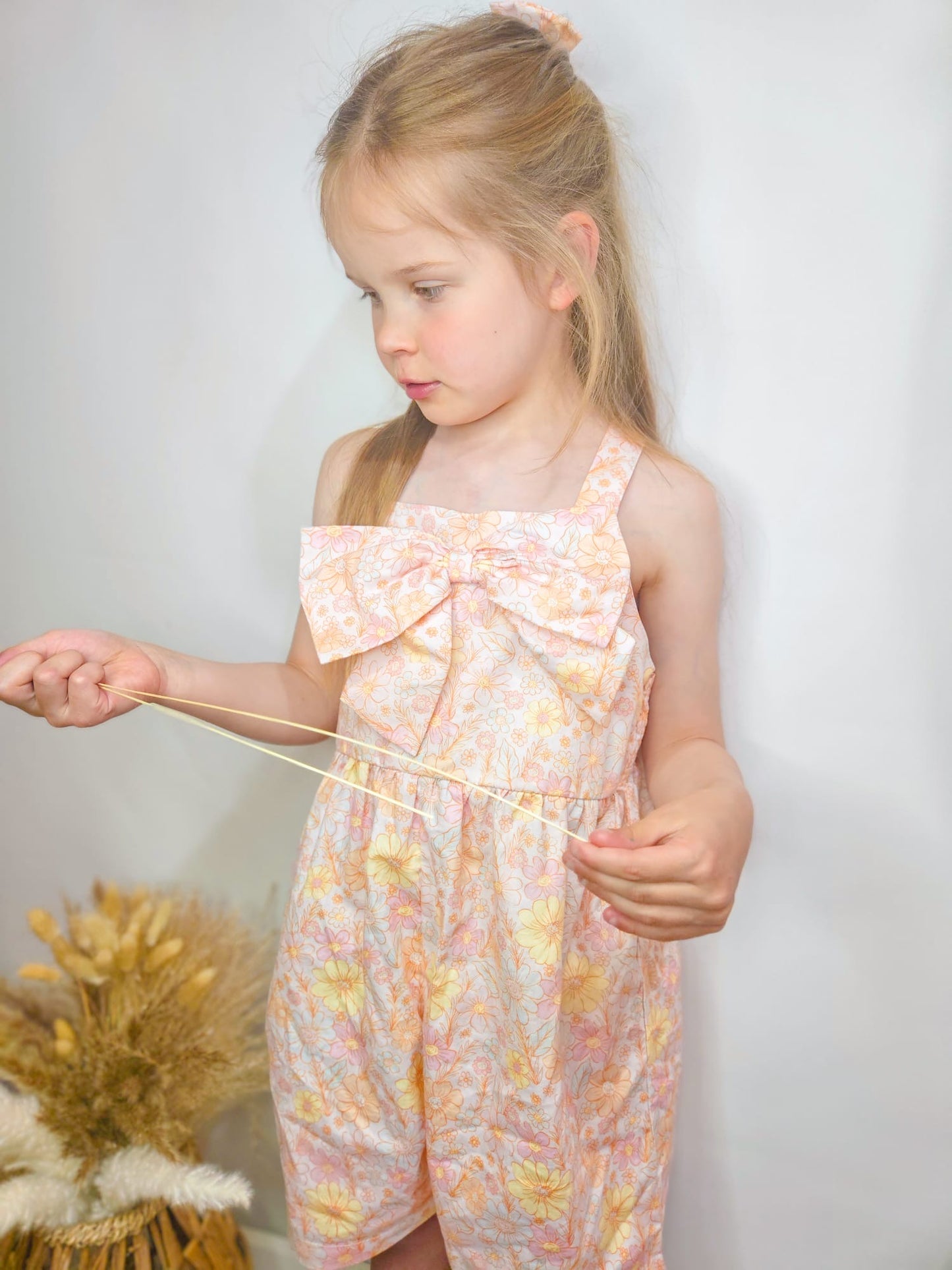Harper Bow Oversized Playsuit *Size Down One*