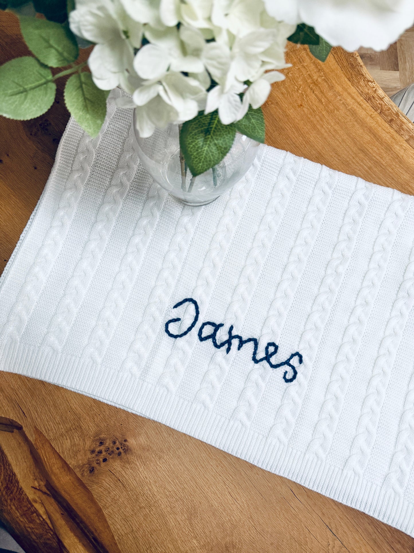 Hand Embroidered Blankets