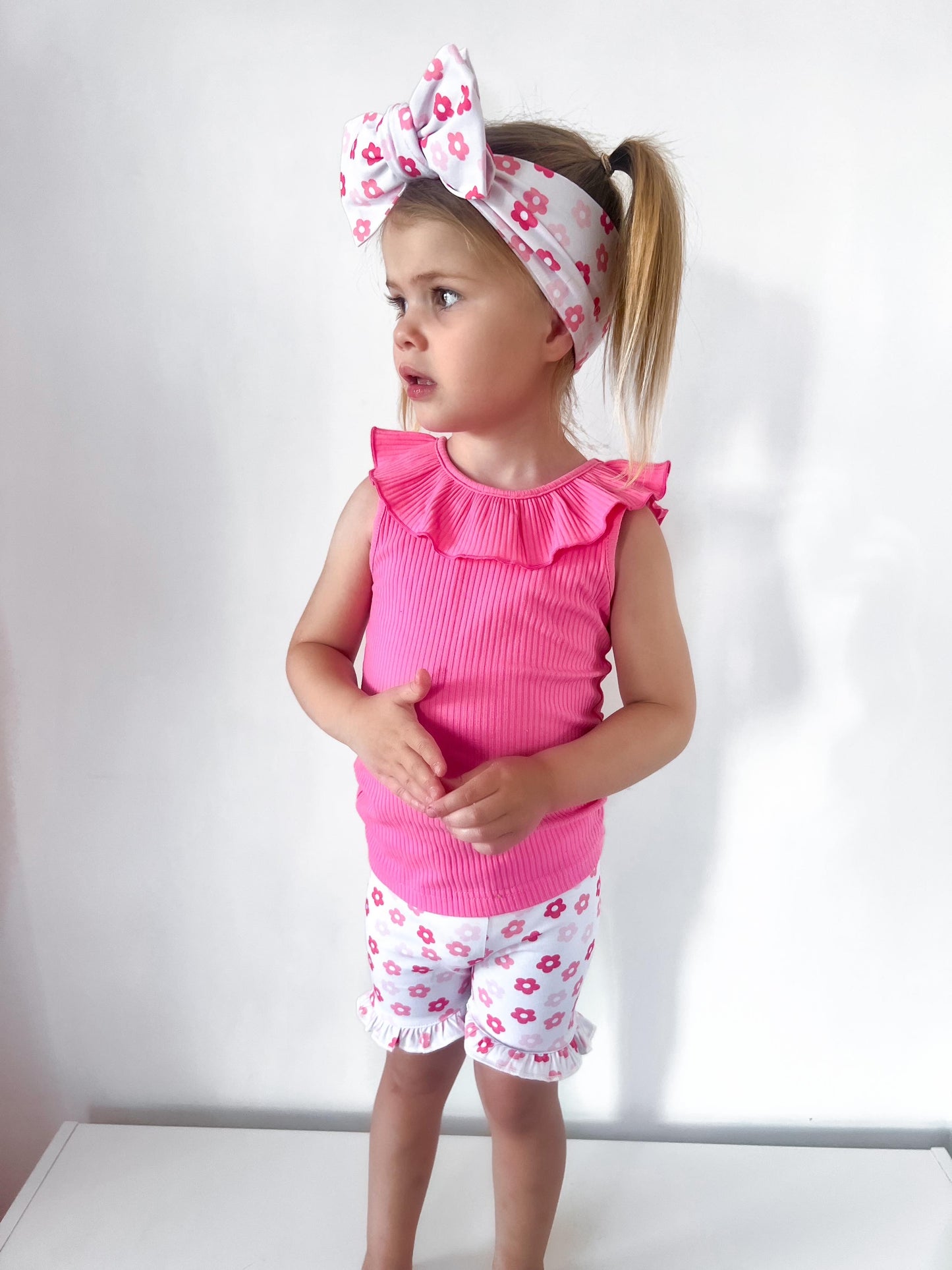 Flower Power Frilly Cycling Shorts