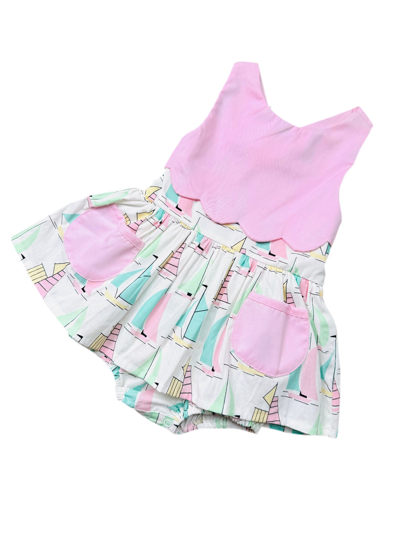 Sailor Skirted Romper