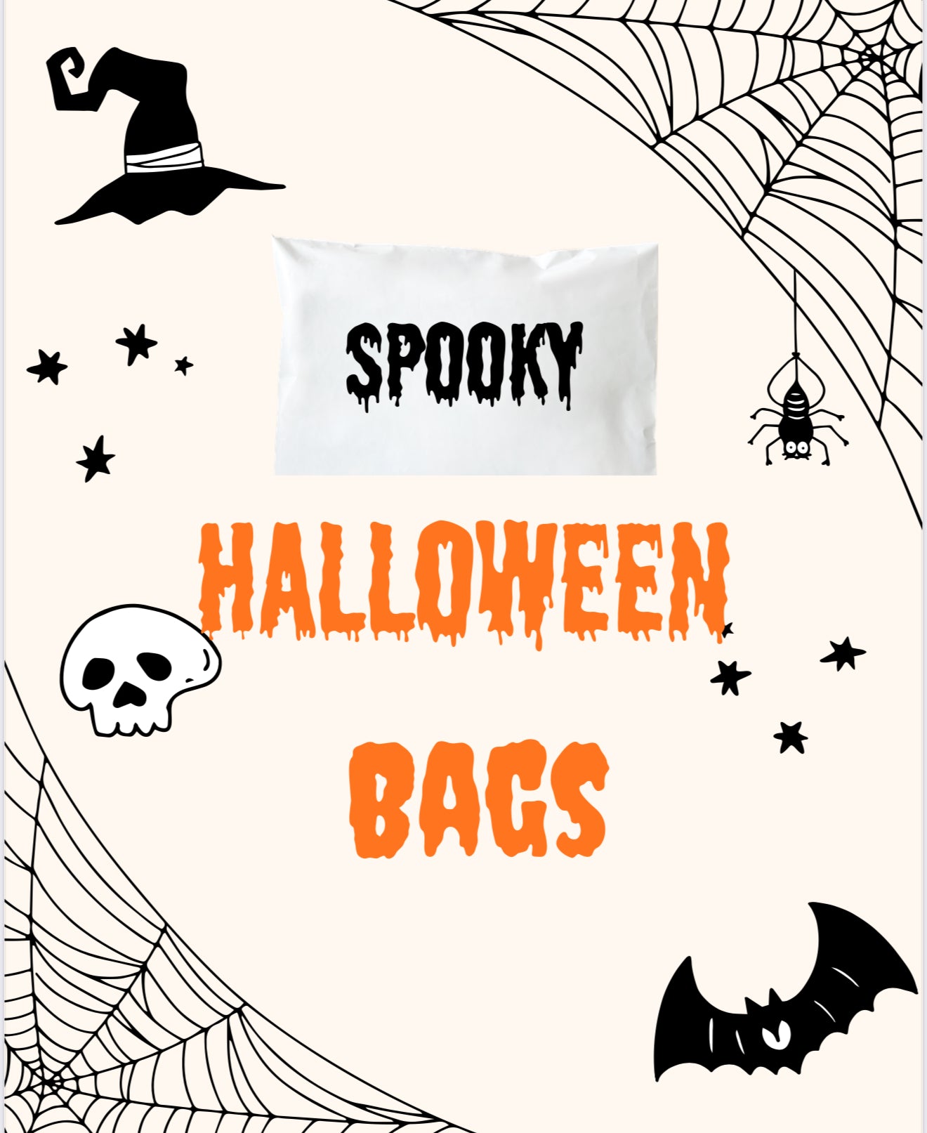 Girls Spooky Halloween Bags