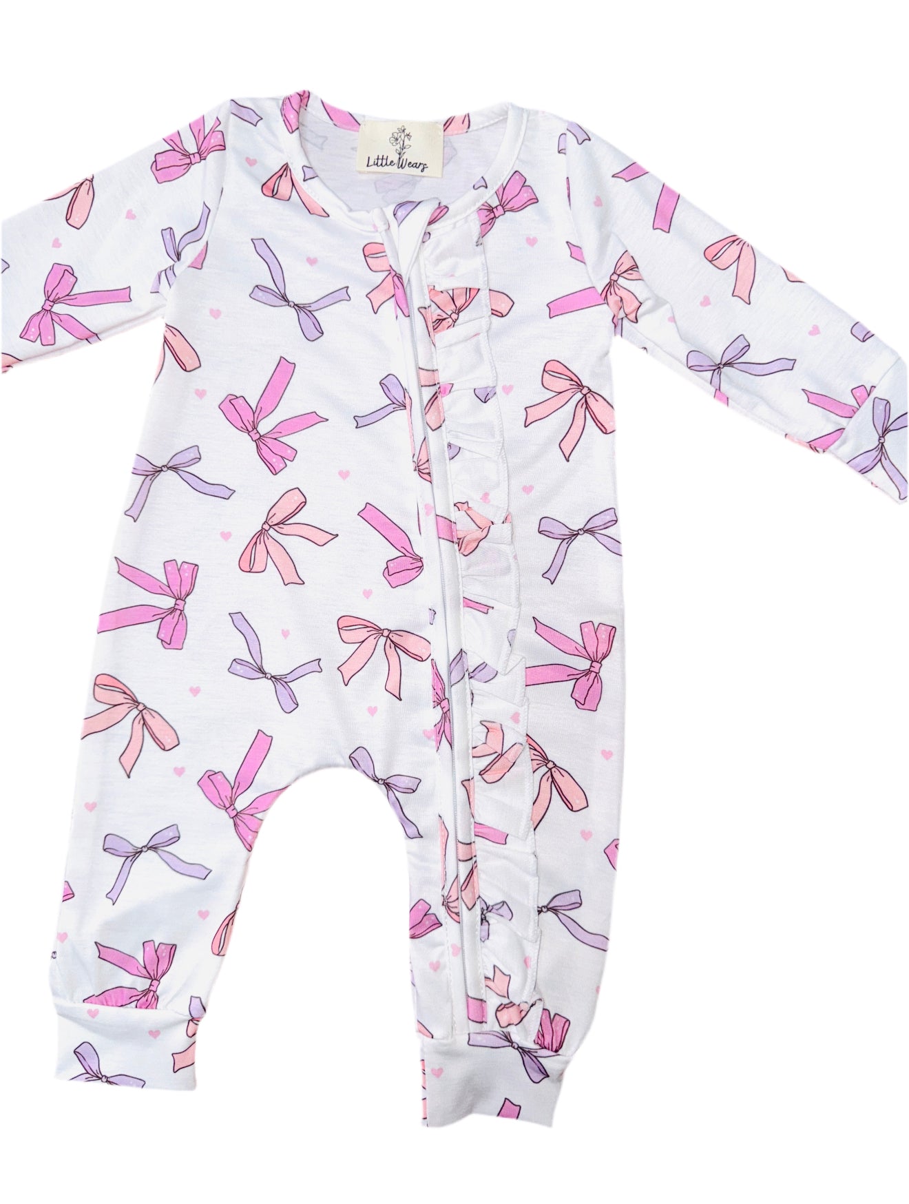 Oh So Bow Frilly Babygrow