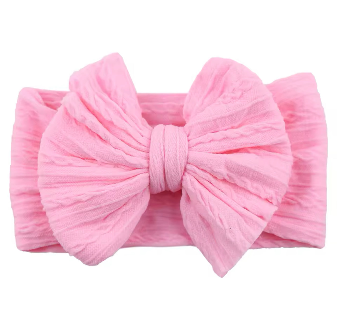 Pink Large Bow Headband