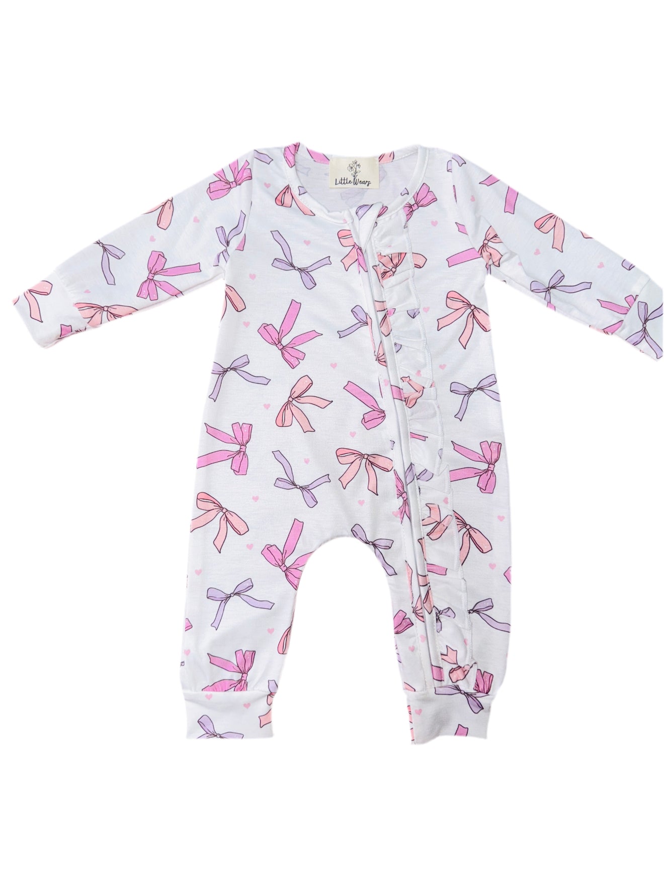 Oh So Bow Frilly Babygrow