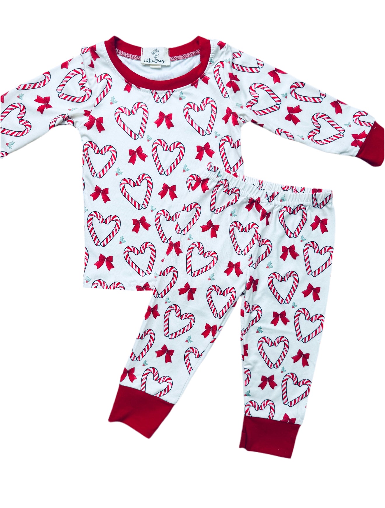 Christmas Candy Cane Pyjamas