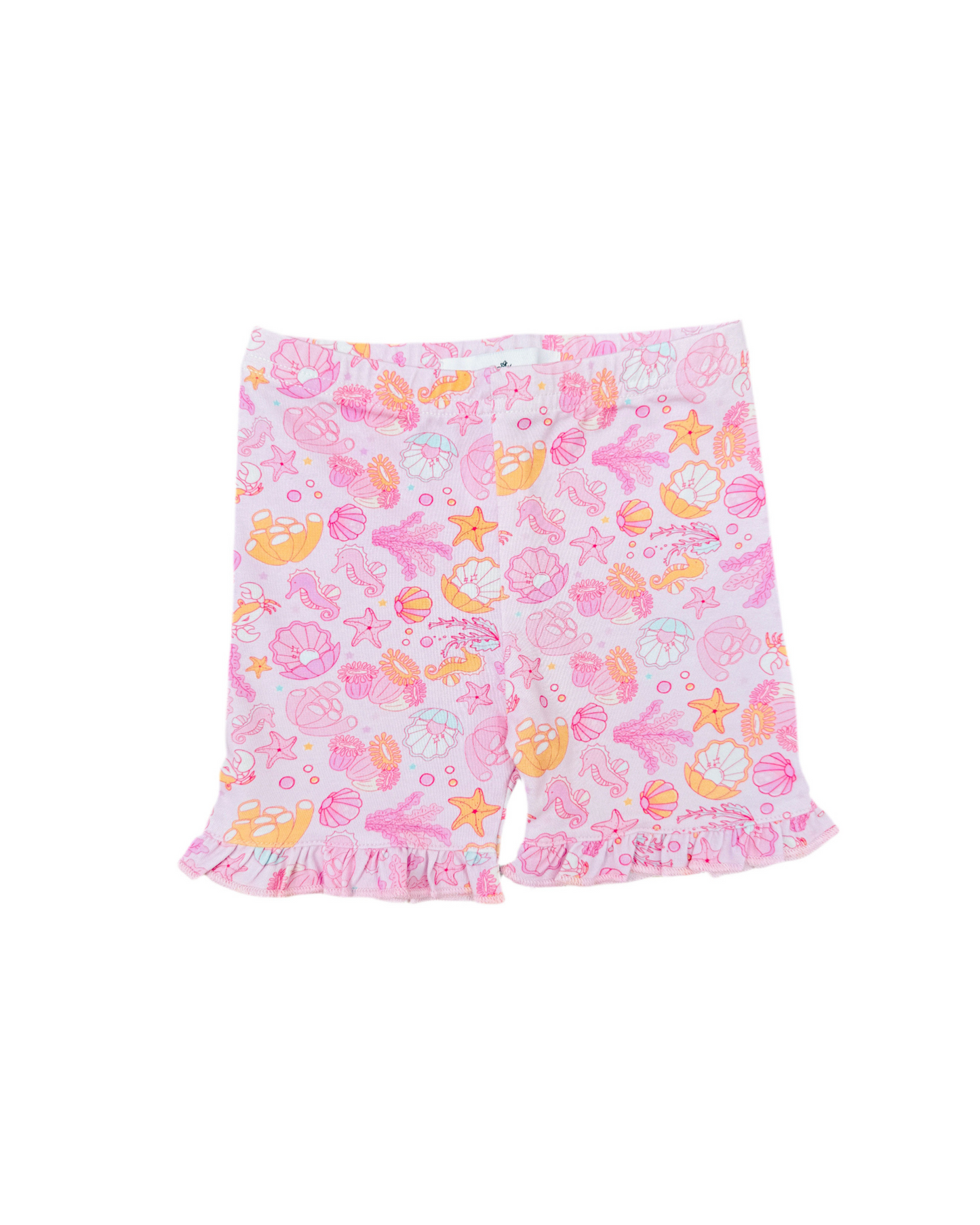 Under The Sea Frilly Cycling Shorts