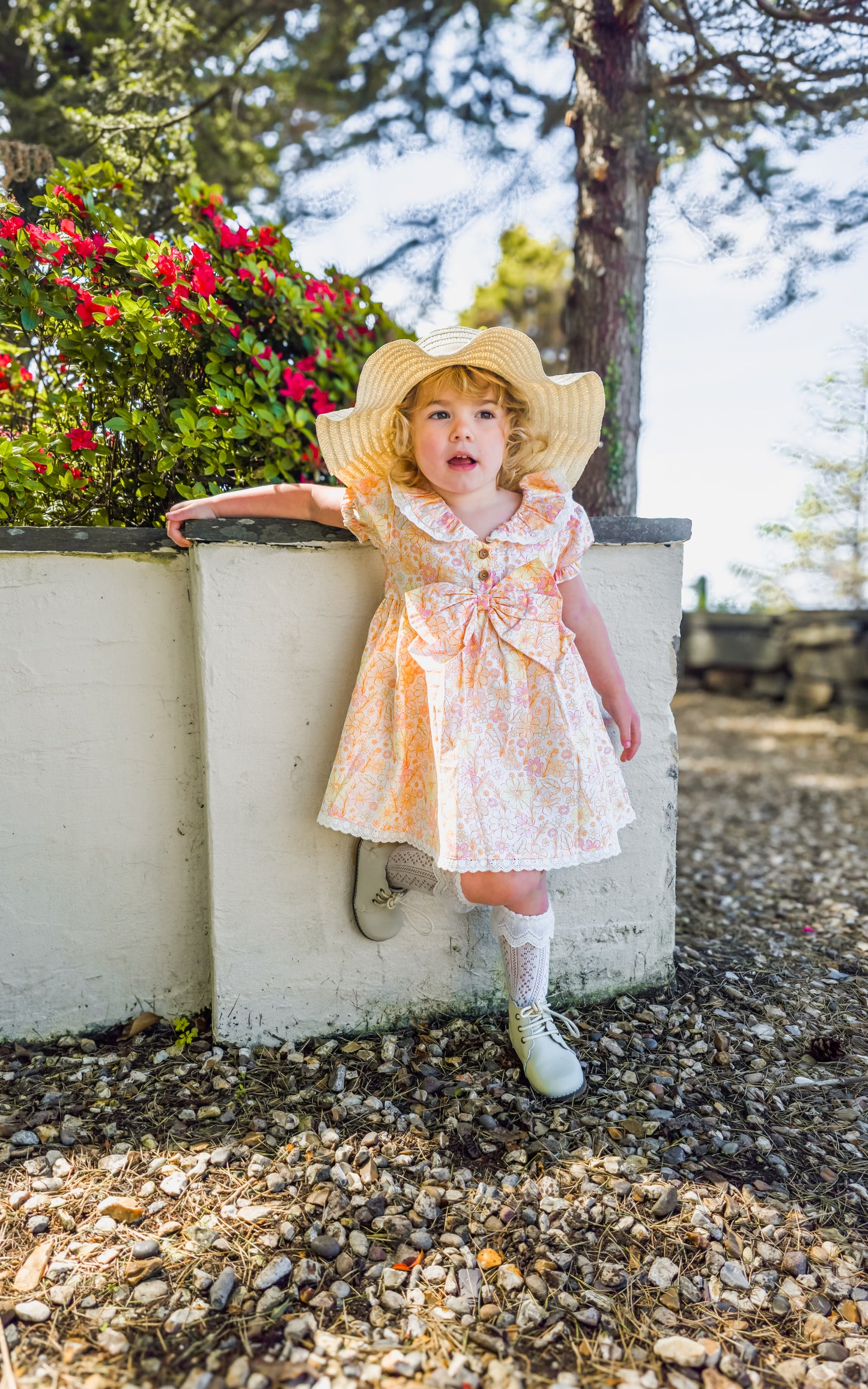 Harper Bow Dress *Size Down One*