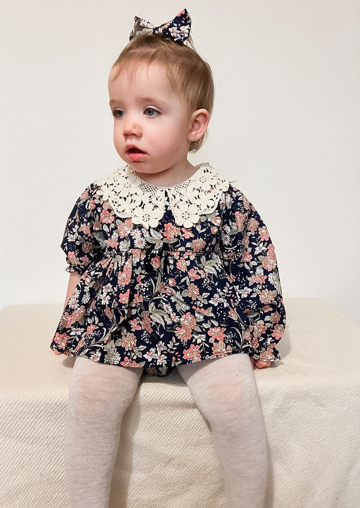 Midnight Bloom Two Piece