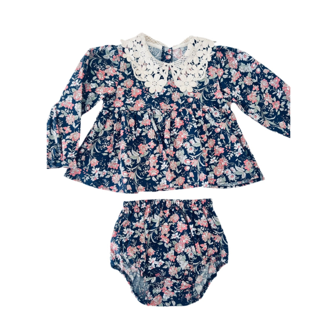 Midnight Bloom Two Piece