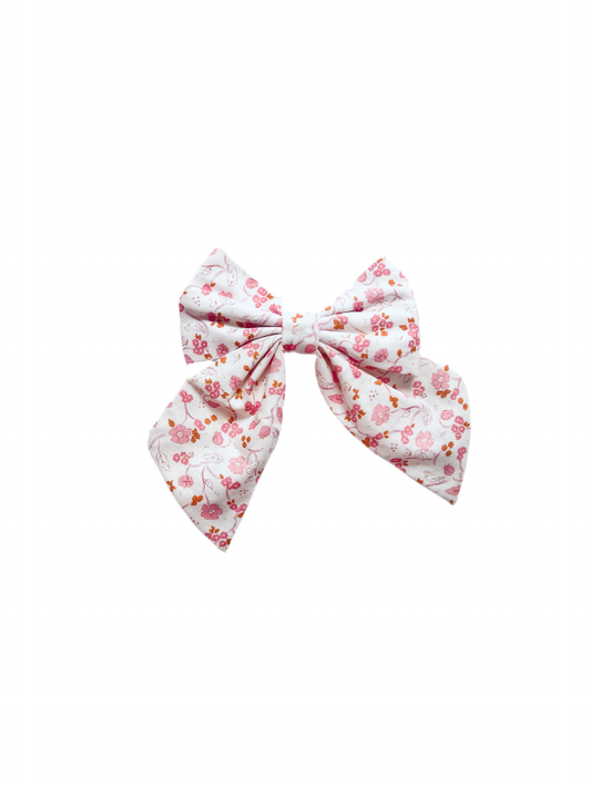 Pink Meadow Large Bow Clip