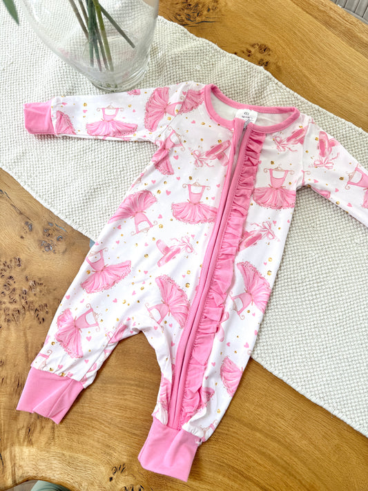 Ballerina Frilly Babygrow