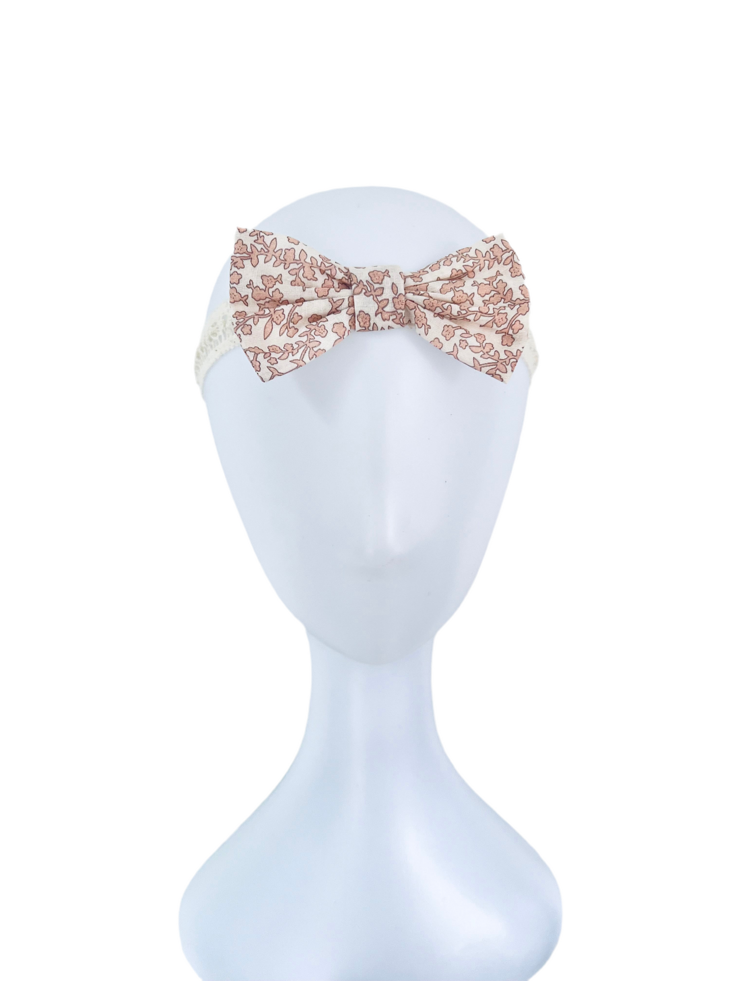 Pink Blossom Bow Headband