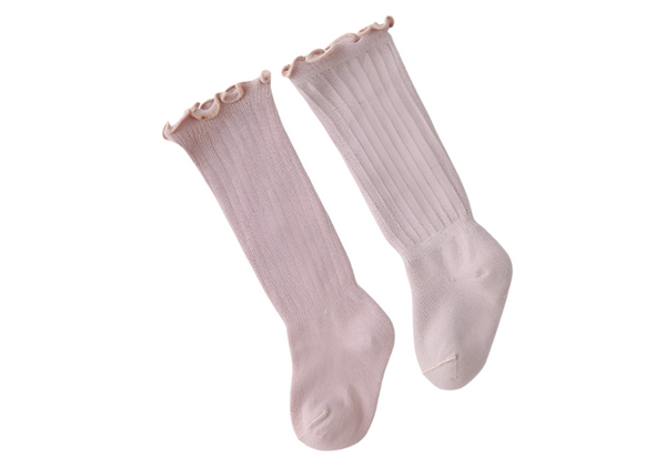 Knee High Dusty Pink Socks