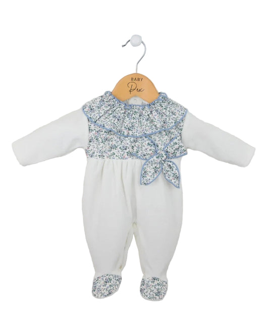 Pex Velour Floral Two Piece Set