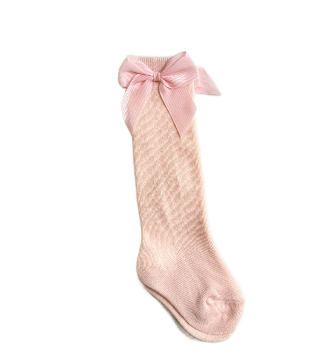 Girls Knee High Bow Socks