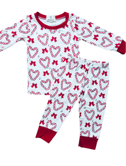 Christmas Candy Cane Pyjamas