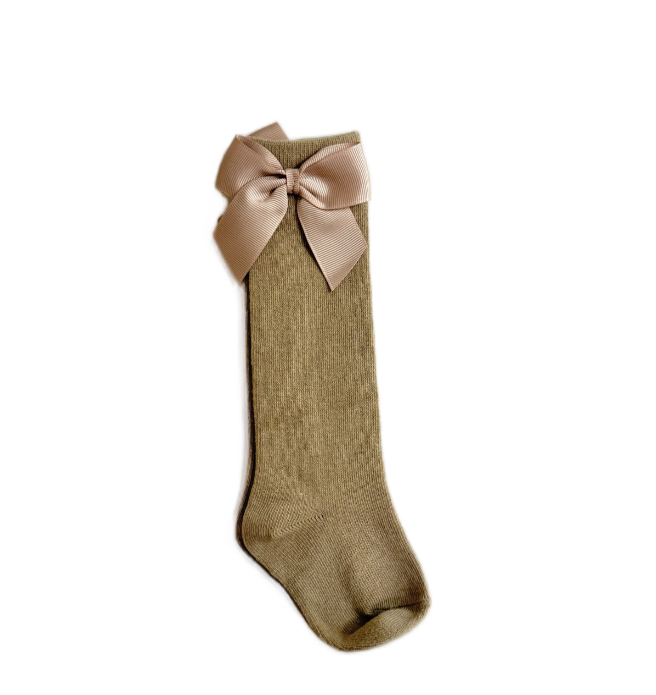 Girls Knee High Bow Socks