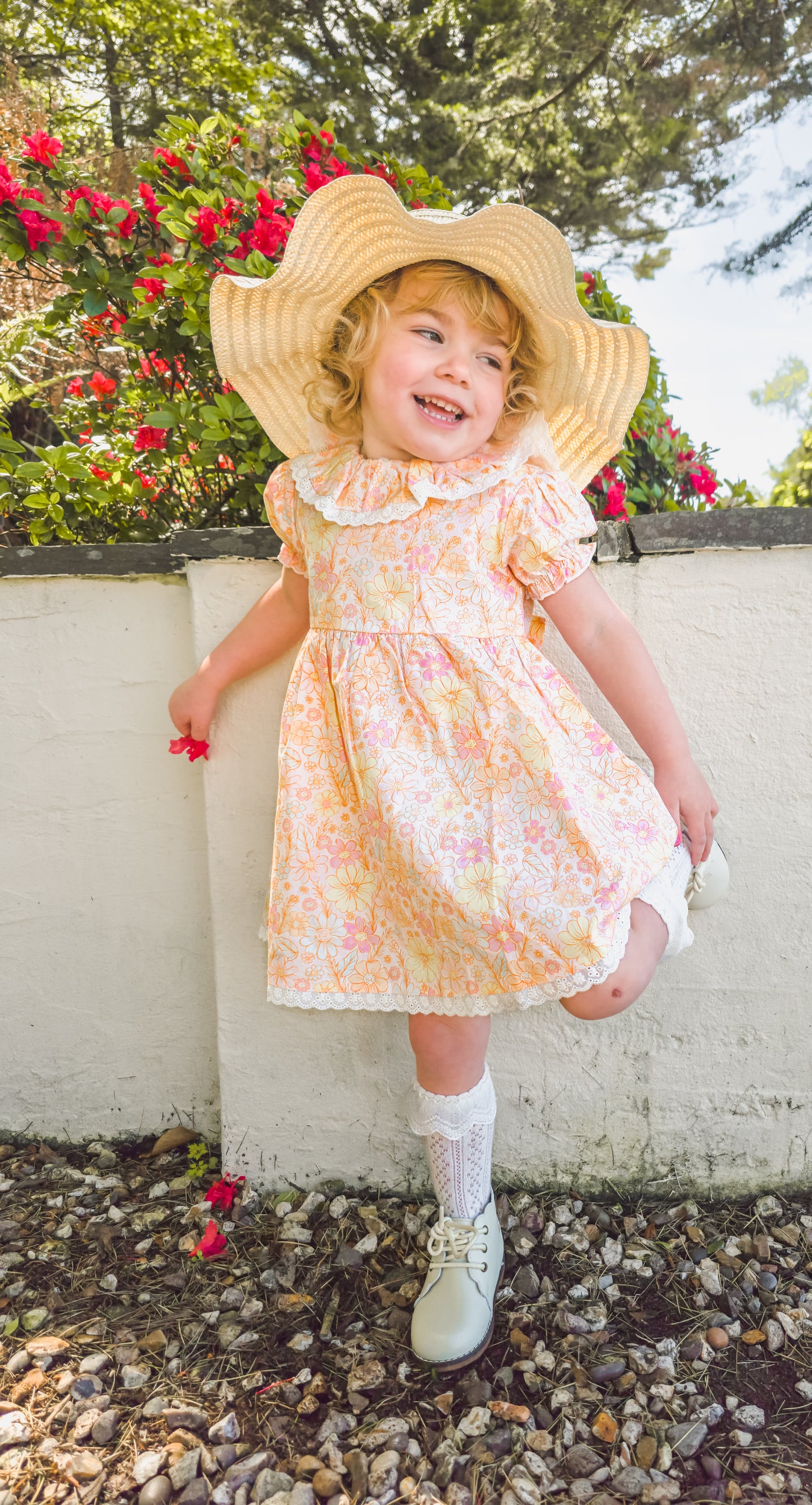 Harper Bow Dress *Size Down One*