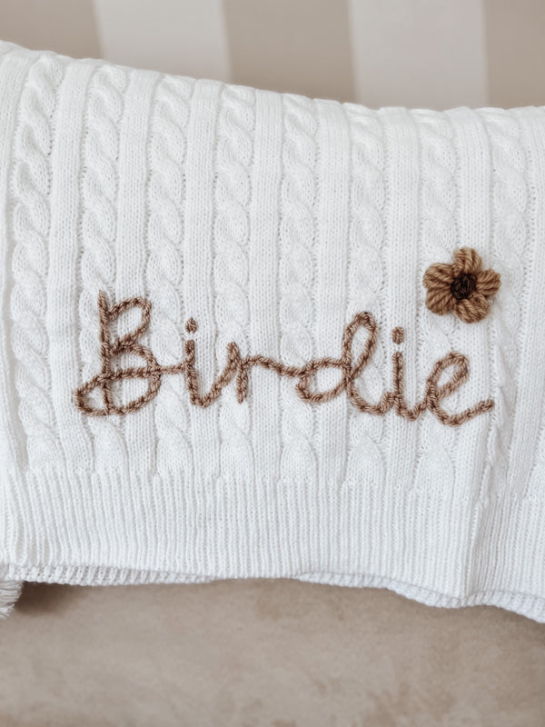 Hand Embroidered Blankets